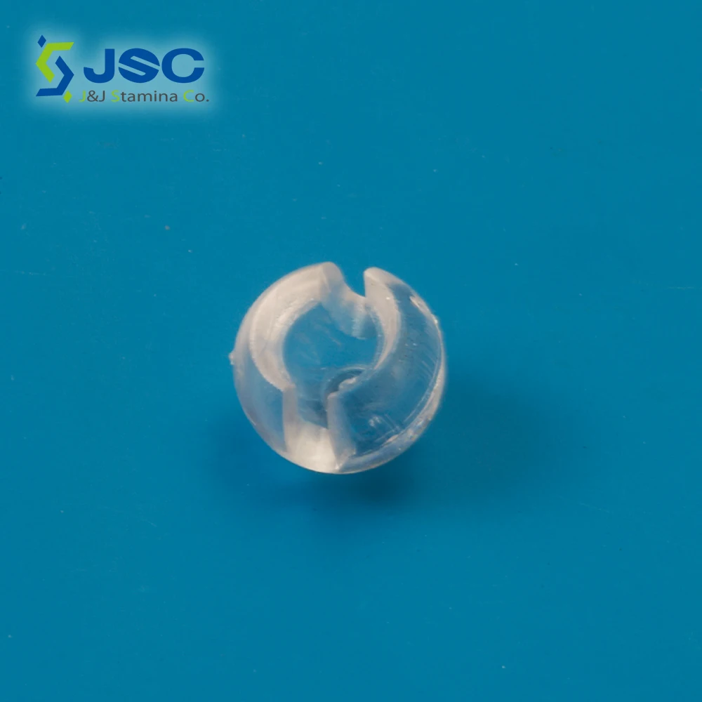 Plastic ball chain stopper for 4.5mm chain roller blind, open bead - Window blind shade Components-Curtain Tracks & Accessories
