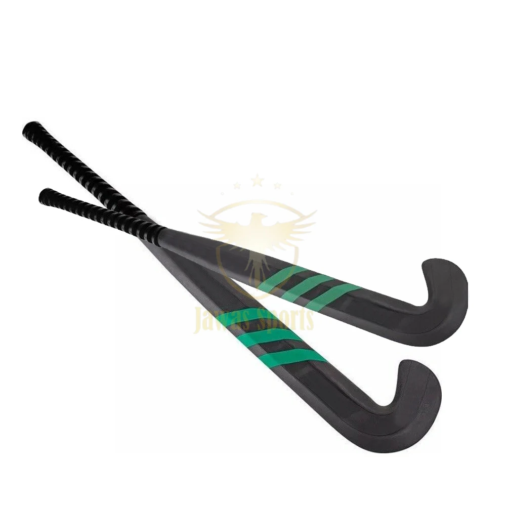 OEM high quality and professional carbon fiber field hockey stick with low bow or mid bow