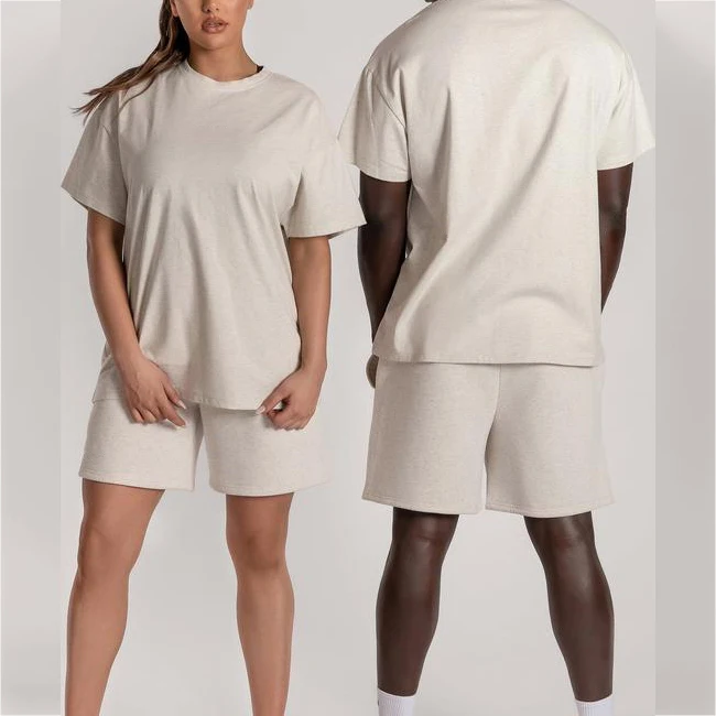 Oem Manufacture Bulk Custom T-shirt Oversized Femme Couple Black Heavyweight Premium Cotton T Shirt