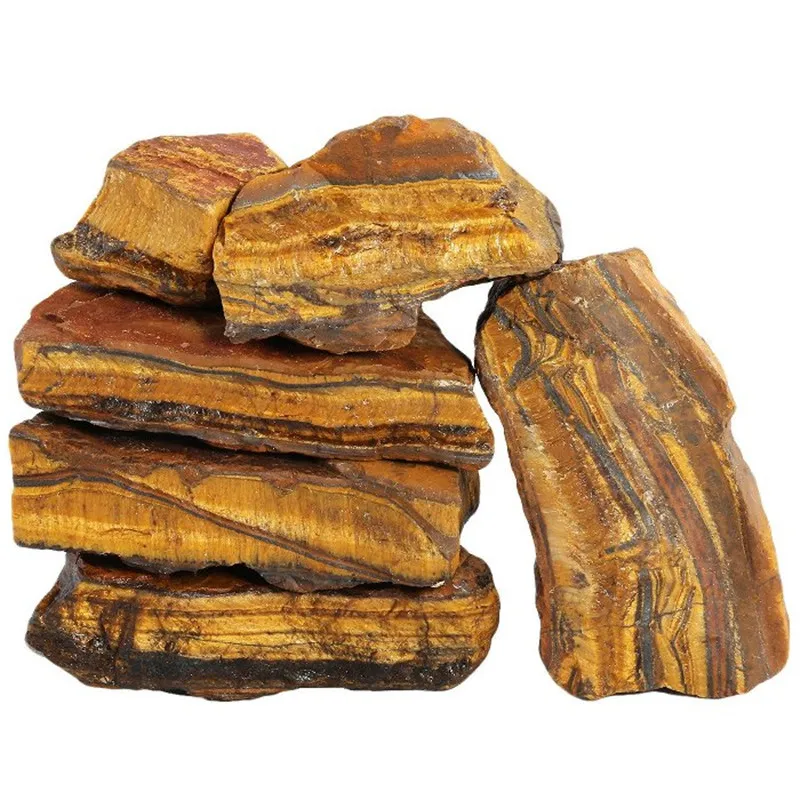 Best Quality Hot Sale Natural Tiger Eye Raw Rough Stones Crystal Rough Stones  Crystal Stone Agate Bulk Order