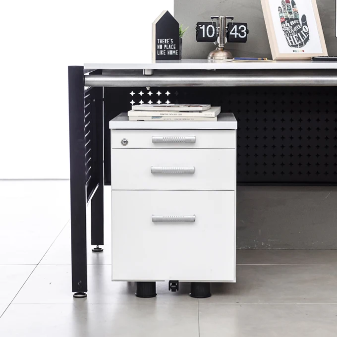 Office 3-Drawer High Quality Office Furniture 3-Drawer Locker Pedestal Wooden Cabinet moving storage