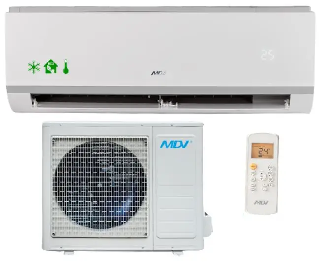Настенный MDV все легко кондиционер ZAF-12N8-B1-W 9000but 12000btu 18000btu 24000btu