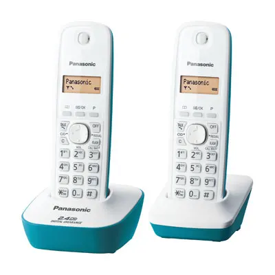 Panasonic KX-TG3412 2,4 ГГц беспроводной телефон беспроводной стационарный Янтарная подсветка ЖК Caller ID домофон