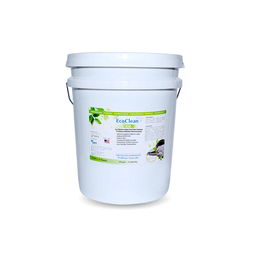 Wholesale EcoClean 102 - 25 Lbs - For Dissolve Algae And Odor Related Problems Saltwater Environments