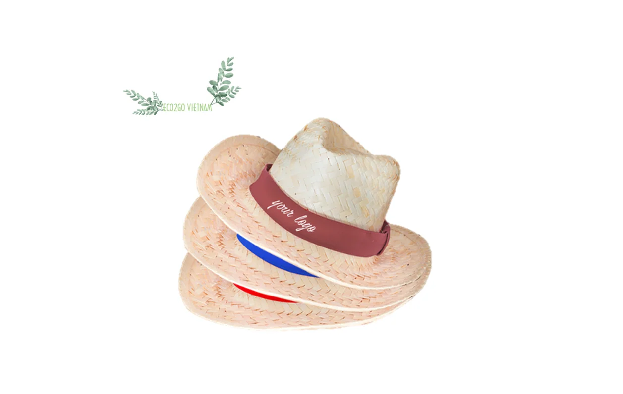 High Quality Design Fashion Wholesale Summer Spring Natural Straw Hats Custom Patch Sun-Proof Outdoor Straw Beach Hat