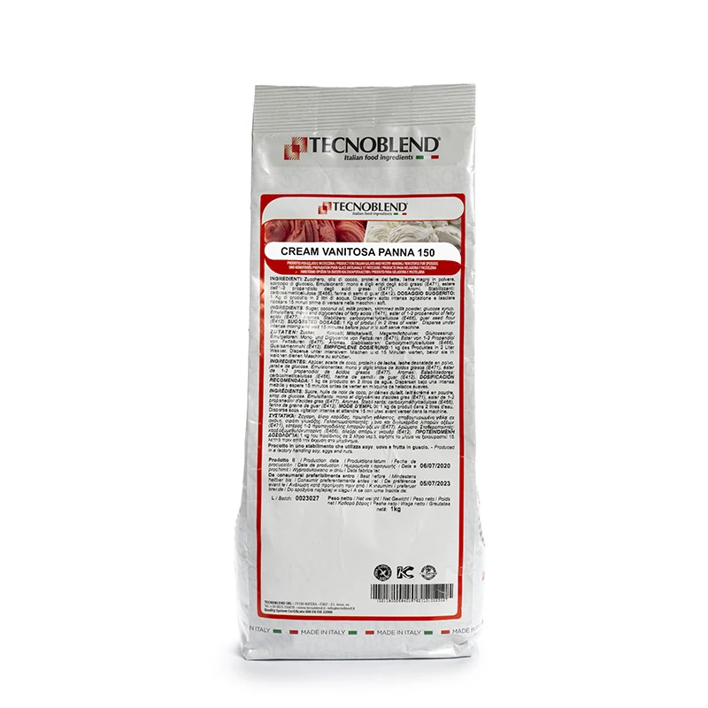 TOP QUALITY Made in Italy ICE CREAM BASES Cream bases CREAM VANITOSA PANNA 150 - 1 kg Sachet