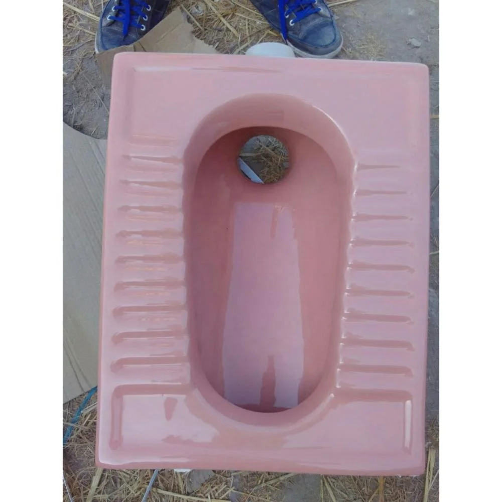 
Rustic Coffee Brown Burgundy Rustic Color Ceramic City Cite Pan Sanitary Wares Bathroom Orrisa Pan Indian WC C. T. Pan 