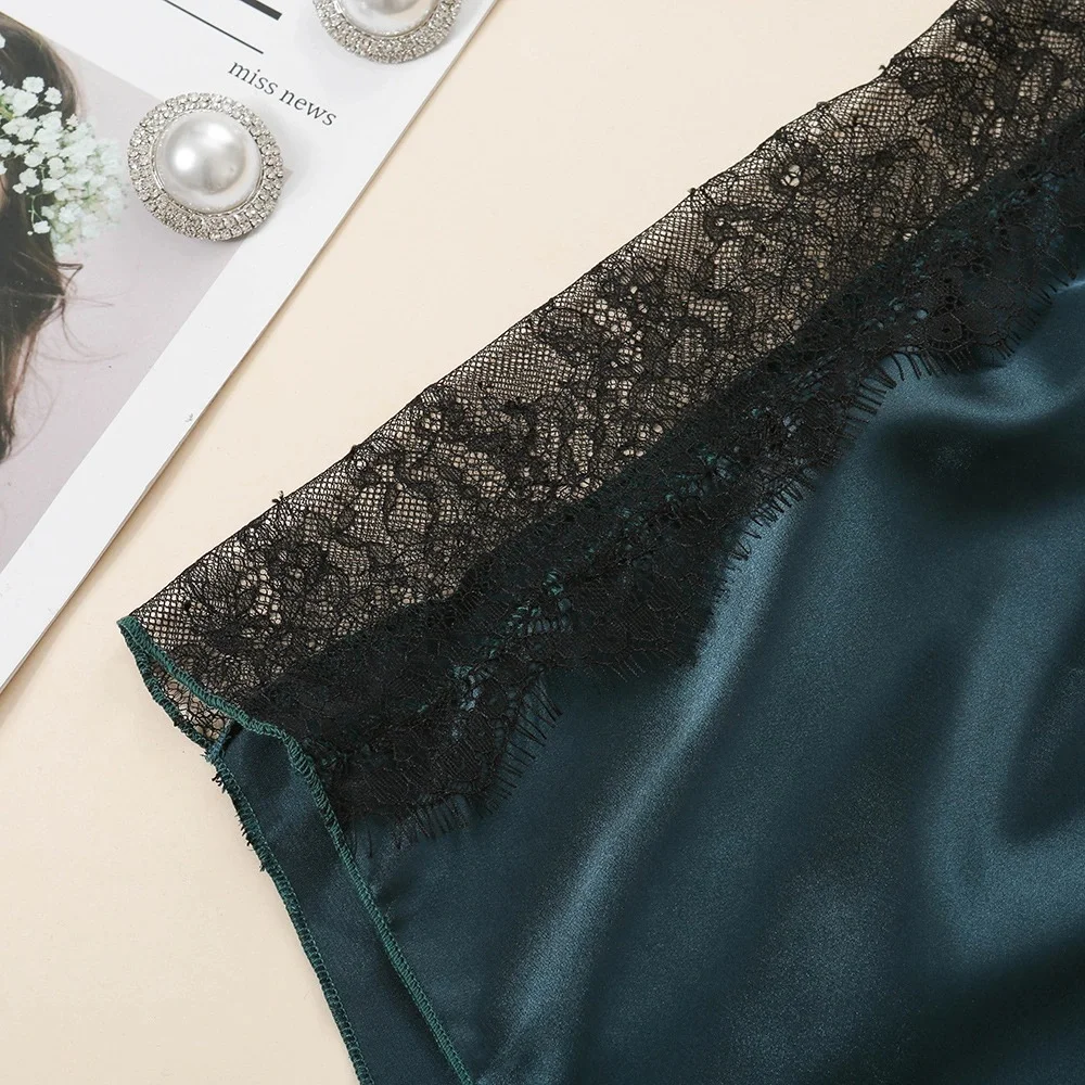 Лидер продаж, Женский комплект кружевного белья из 2 предметов, сексуальная женская одежда для сна для полных девушек, большие размеры