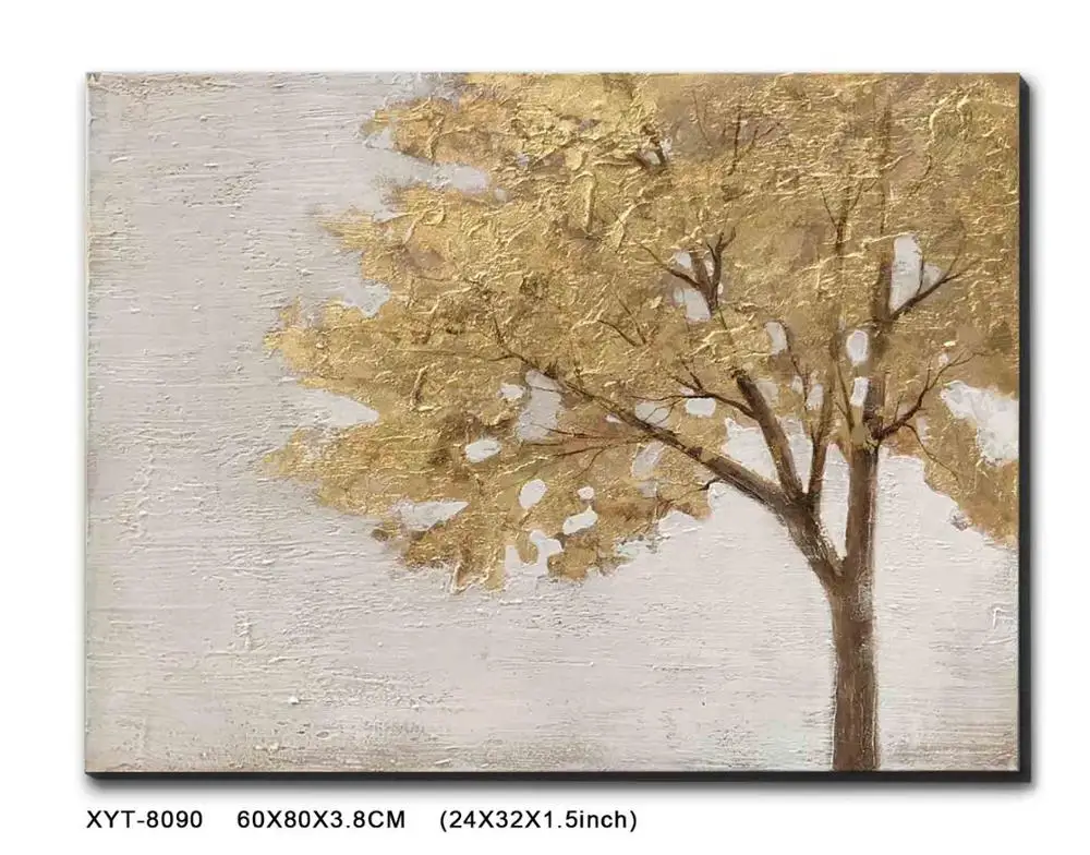 Modern Customize Tree Forest Landscapes Canvas Handmade oilpaint Oil Paintings Wall art Factory