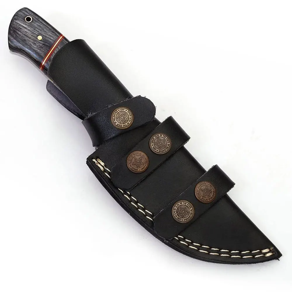 
Handmade Skinner Knife Damascus Steel Hunting Knife Damascus Outdoor Knife 