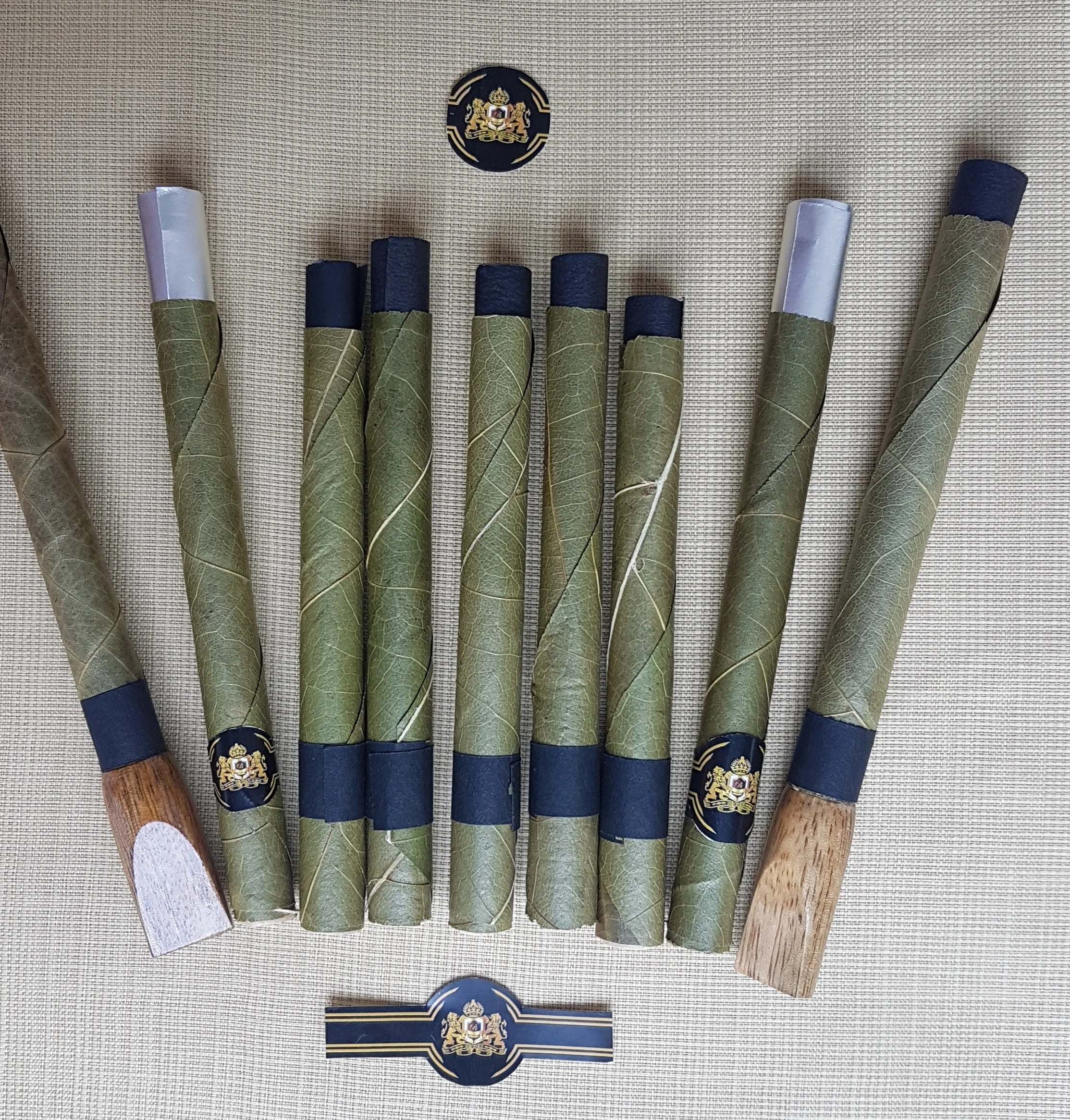 Natural leaf Pre Rolled Cones wooden tipped Blueberry Custom designed flavored with wooden tip pre rolled cones