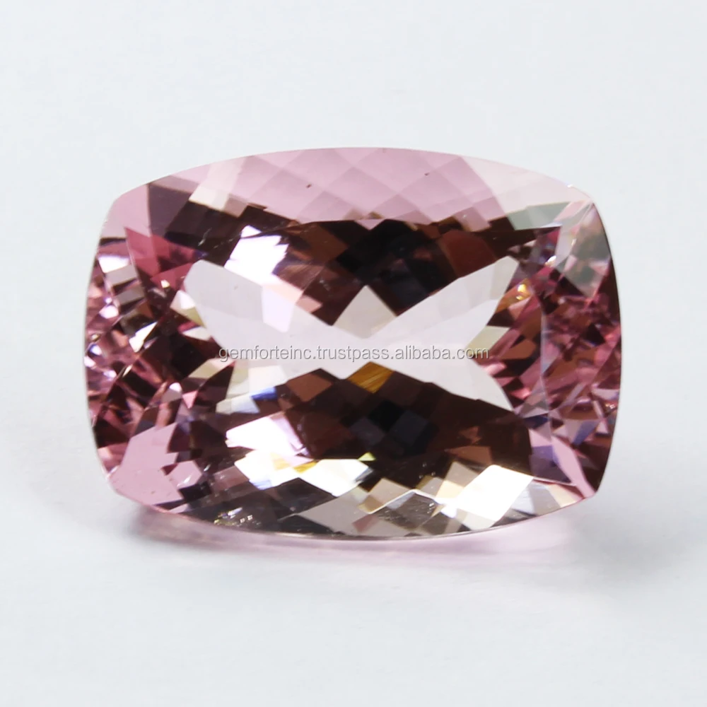 Wholesale Natural Morganite Stone Oval Emerald Pear Shape Faceted High Quality Wholesale Pink Peach Morganite Loose Gemstone