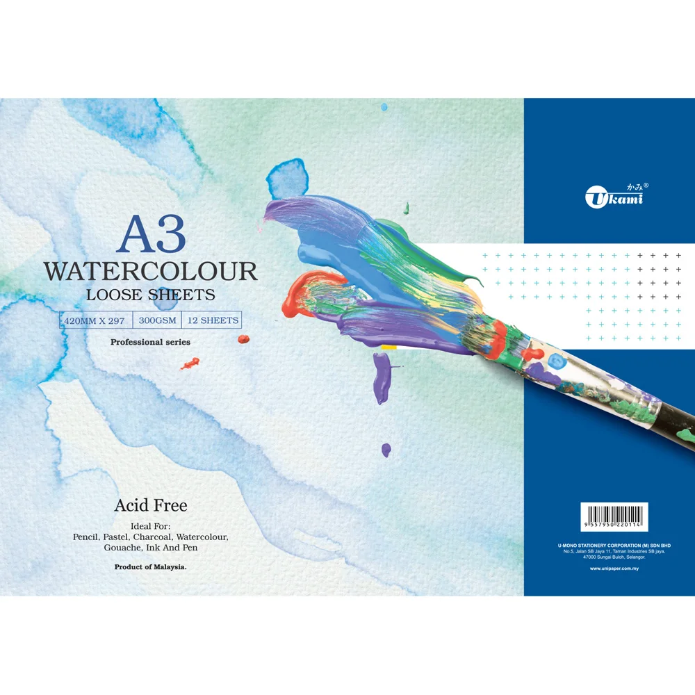 A3 Watercolor Paper Painting Art Premium Water Color Paper