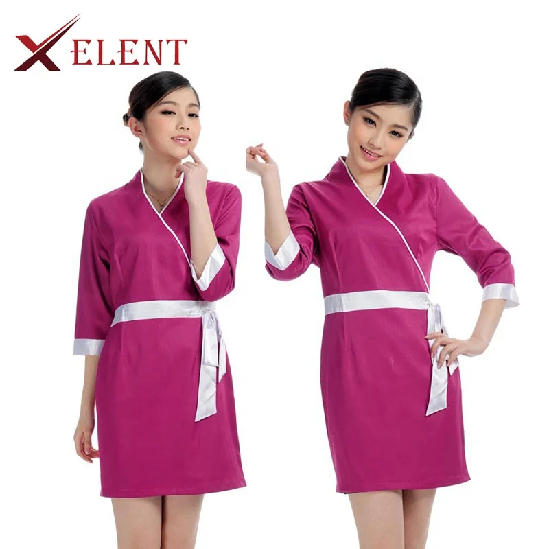 fashion spa uniform custom massage uniform