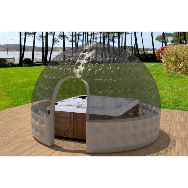 Outdoor Inflatable clear dome tent inflatable transparent dome tent Inflatable Hot Tub Solar Dome