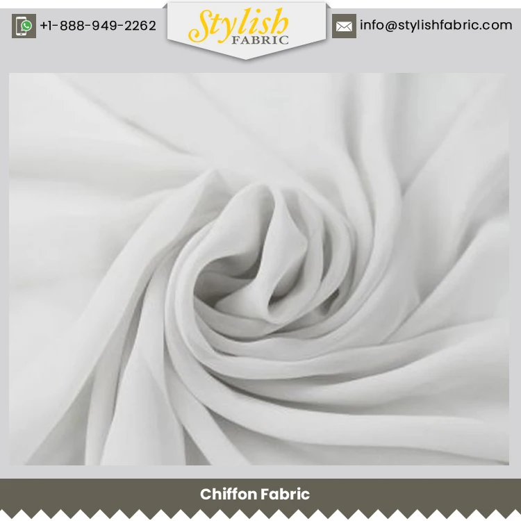 Huge Demand on Best Selling Optimum Quality 100% Polyester Chiffon Fabric for Wholesale