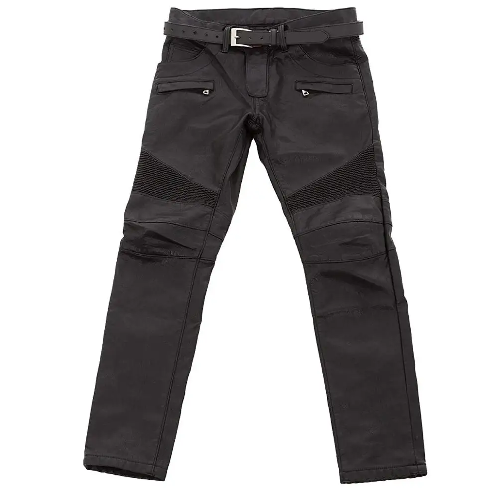 biker leather pants man/motorcycle leather pant/motorcycle pants