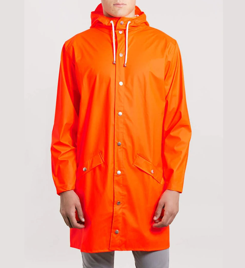 Waterproof Raincoat Rain Jackets and Raincoats Nylon Long Rain Jacket Black Adult Waterproof Long Raincoat