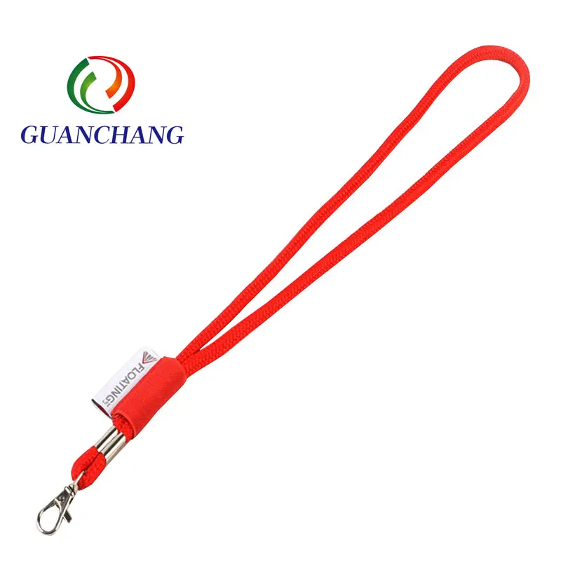 New Style Tubular Braid Nylon Neck Lanyard woven satin Neck Roundpolyester custom Id Holder Neck lanyards with logo