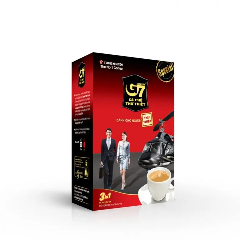 Trung Nguyen coffee G7 3in1 Instant Coffee (Box 18 sticks)