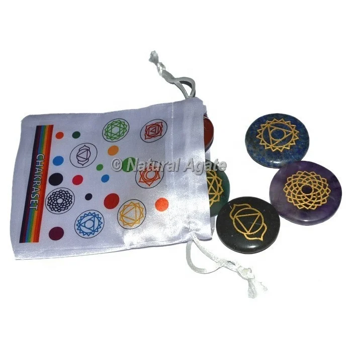Wholesale Natural Custom Gem Crystals Healing 7 Chakra Stones of Crystal Pendent Jewelry Pendant Reiki Logo Style