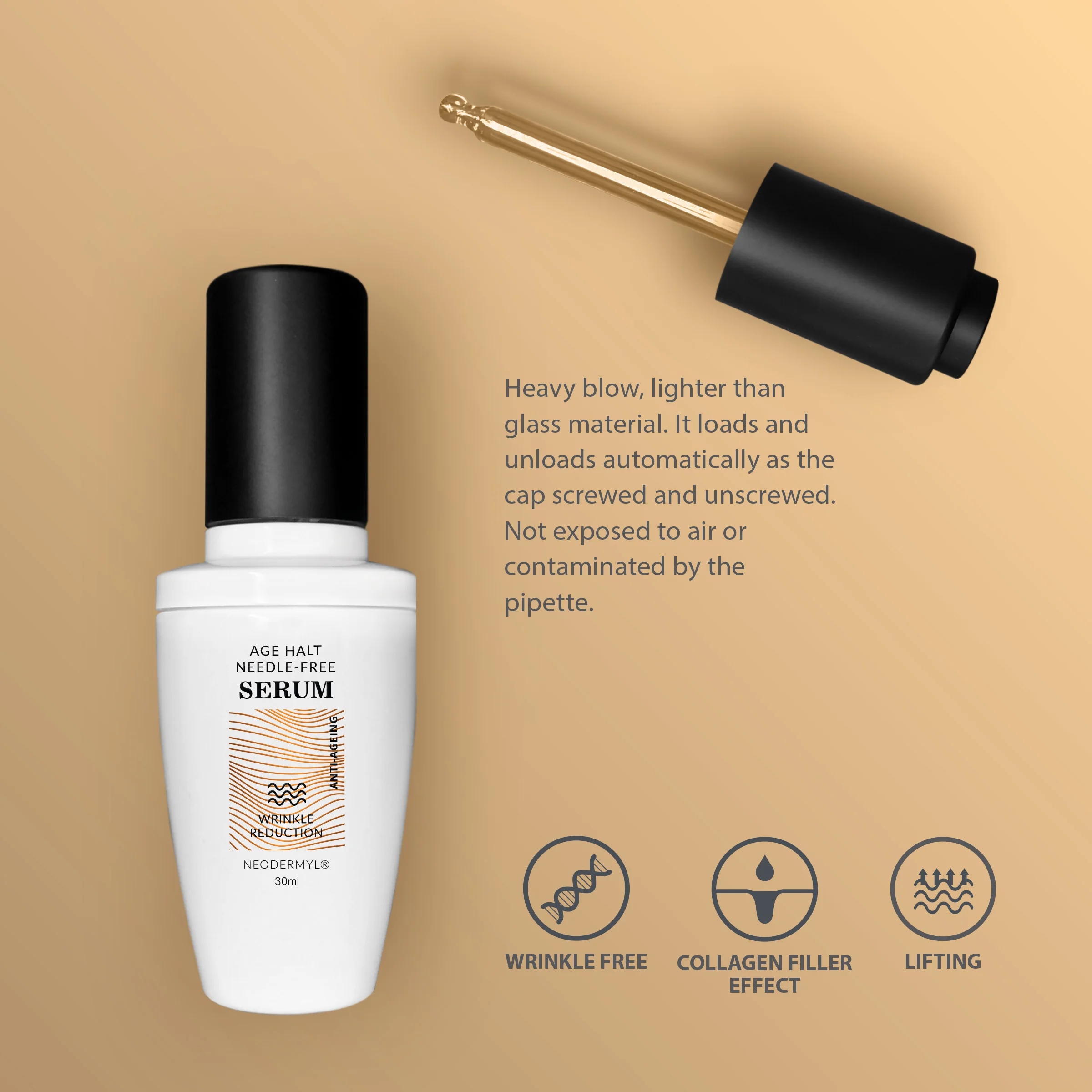 Best Award Professional Ingredients Neodermyl Collagen Best Anti Aging Serum Moisturizer Skin Care Set wrinkle prevention