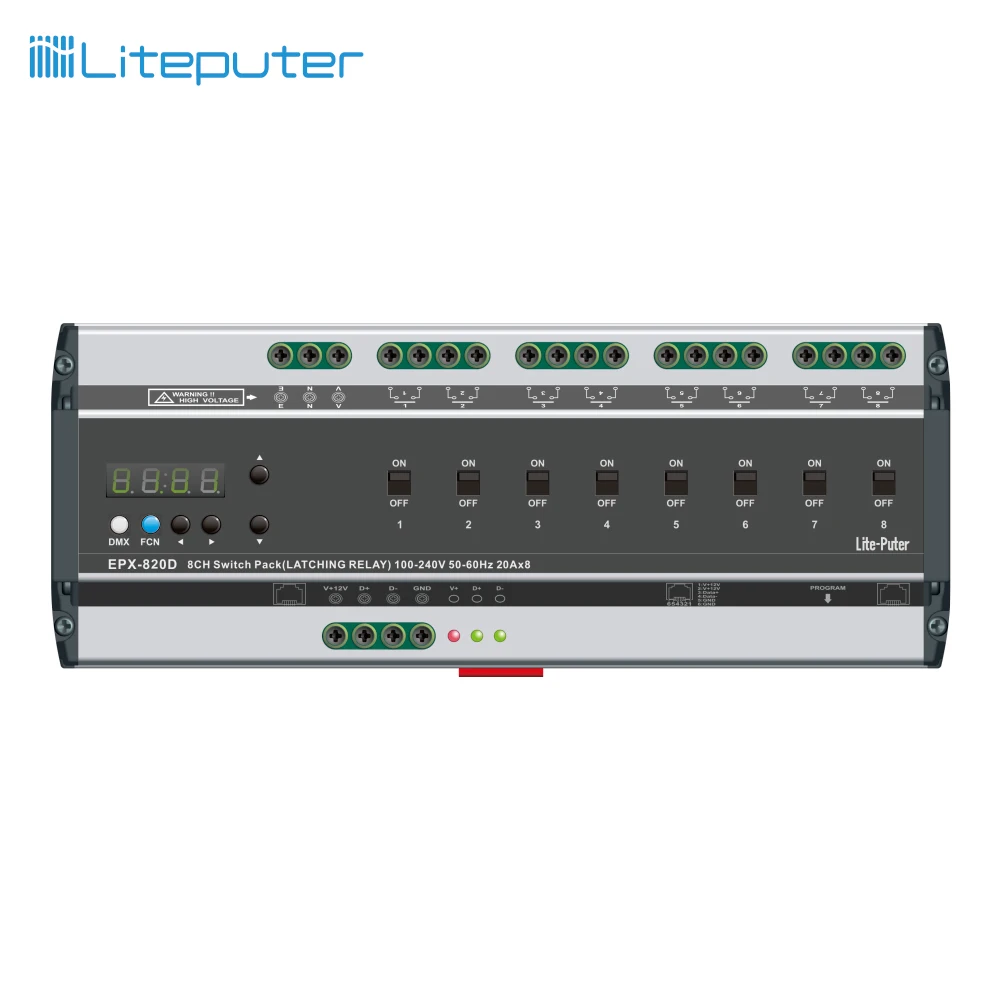 
8 channel DMX switch pack 