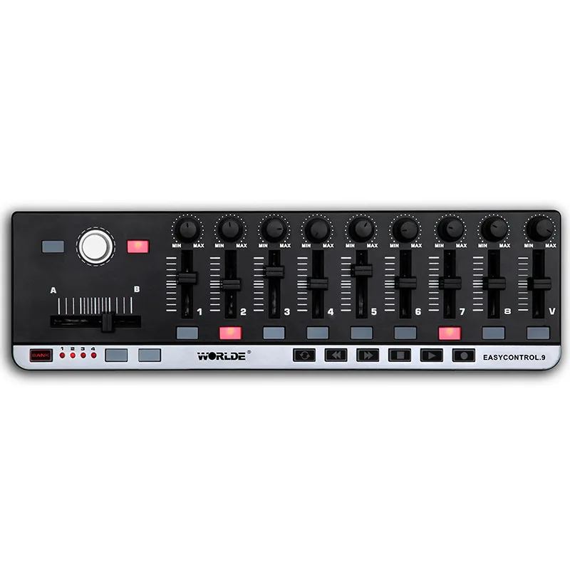 Worlde EASYCONTROL.9 mini подобный k0rg nano kontrol studio MIDI fader Controller