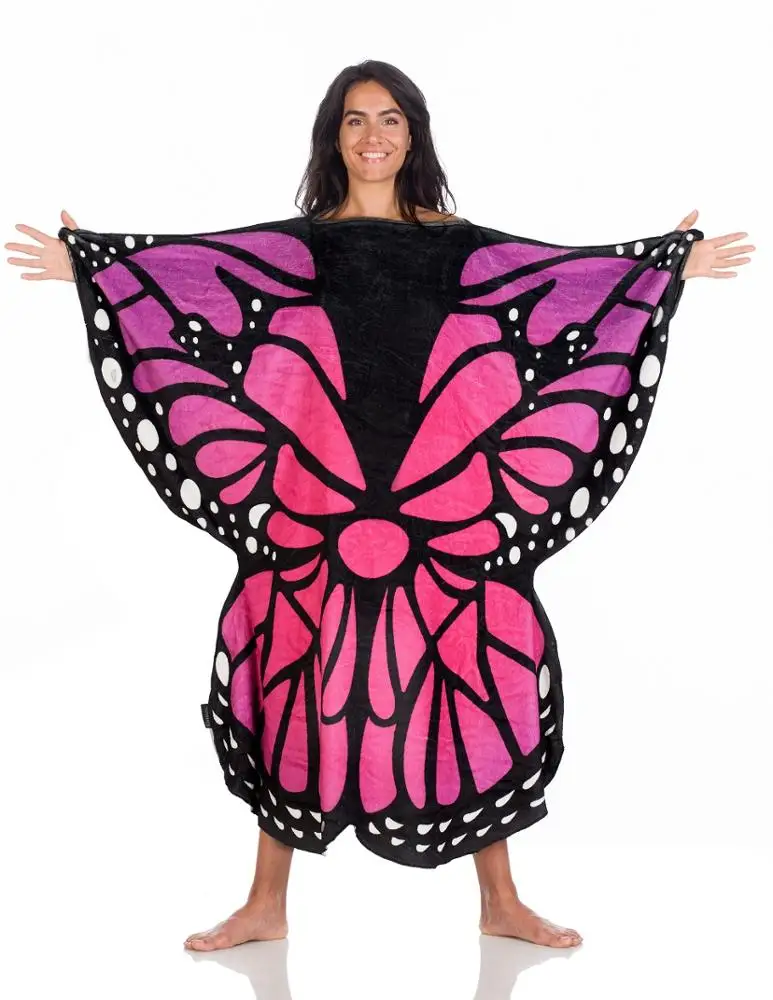 
KANGURU BUTTERFLY WEARABLE FLEECE BLANKET 