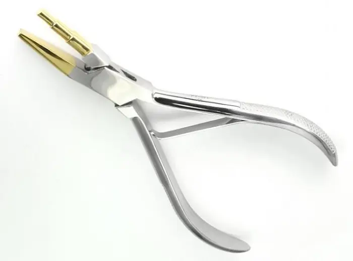 Brass Tip Nose Ring Pliers - Bend the Perfect Nose Screw Every Time