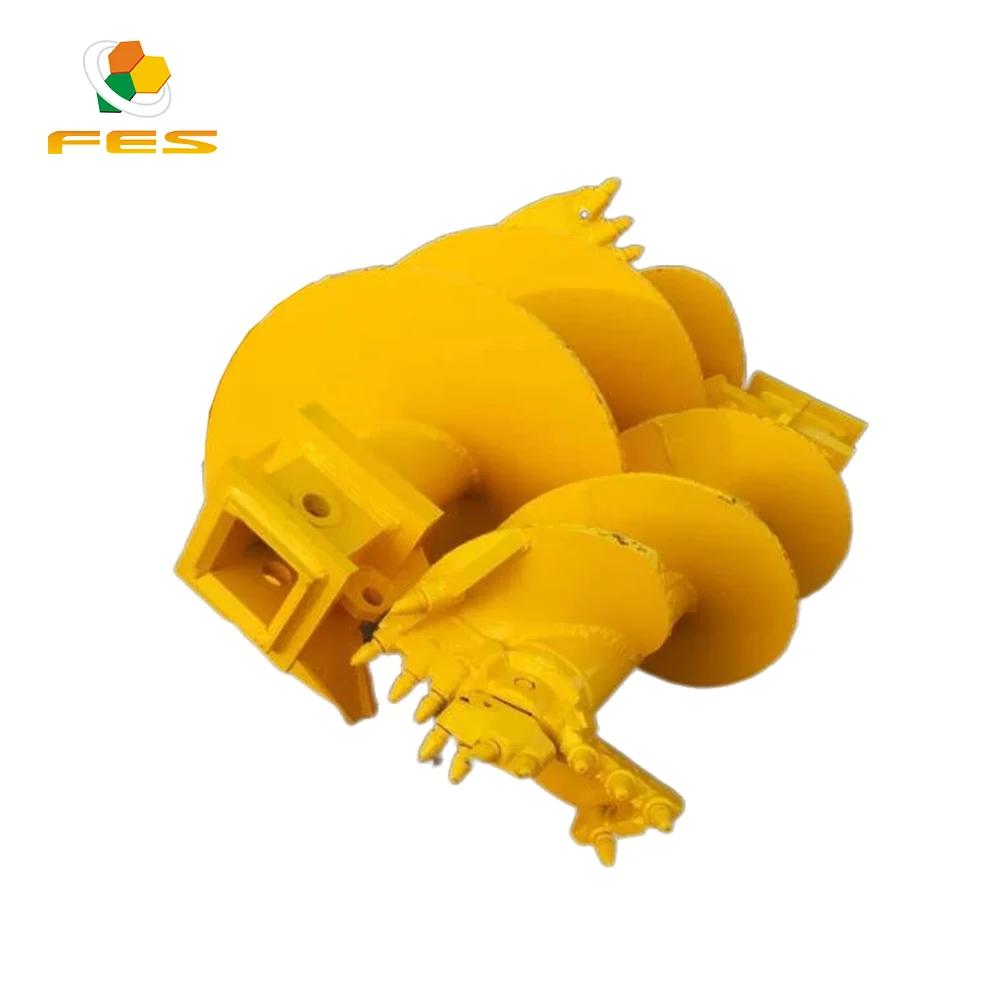 Excellent quality foundation drilling flight augers double cut single cut for rock and clay with factory price