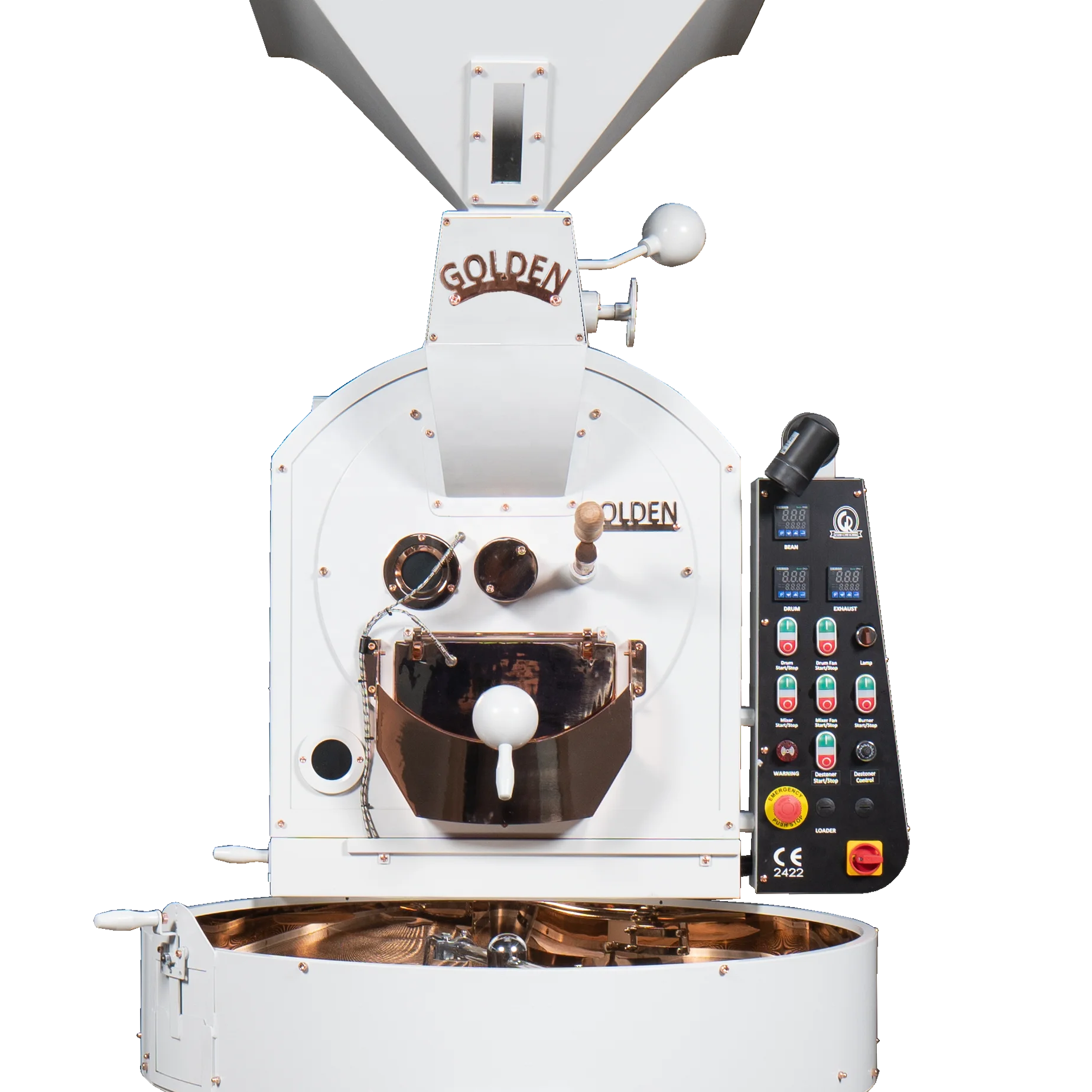GR20 Golden Coffee Roaster Commercial 20KG Batch Capacity Industrial Coffee Roaster Machine Shop Roastery
