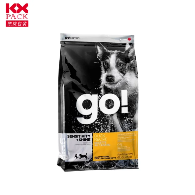 Disposable Custom Logo Printed Plastic PET Aluminium Frosted Ziplock Resealable Pet Food Grade Packaging Dog Cat Food Bag