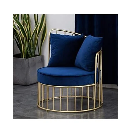 Европейский современный проволочный диван, кресло для отдыха, замша, обивка, блестящее Латунное покрытие, роскошный внешний вид, лидер продаж по оптовой цене, Индия