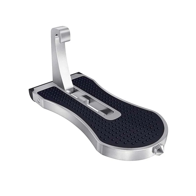 Multifunction Car Doorstep Auto Roof Rack Ladder Car Door Latch Hook Step Pedal with Glass Breaker Safety Hammer
