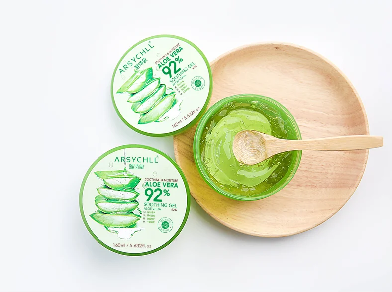 
ARSYCHLL 92 % Natural Organic Gel De Aloe Vera Skincare Moisturizing Soothing Aloe Vera Gel for Face 