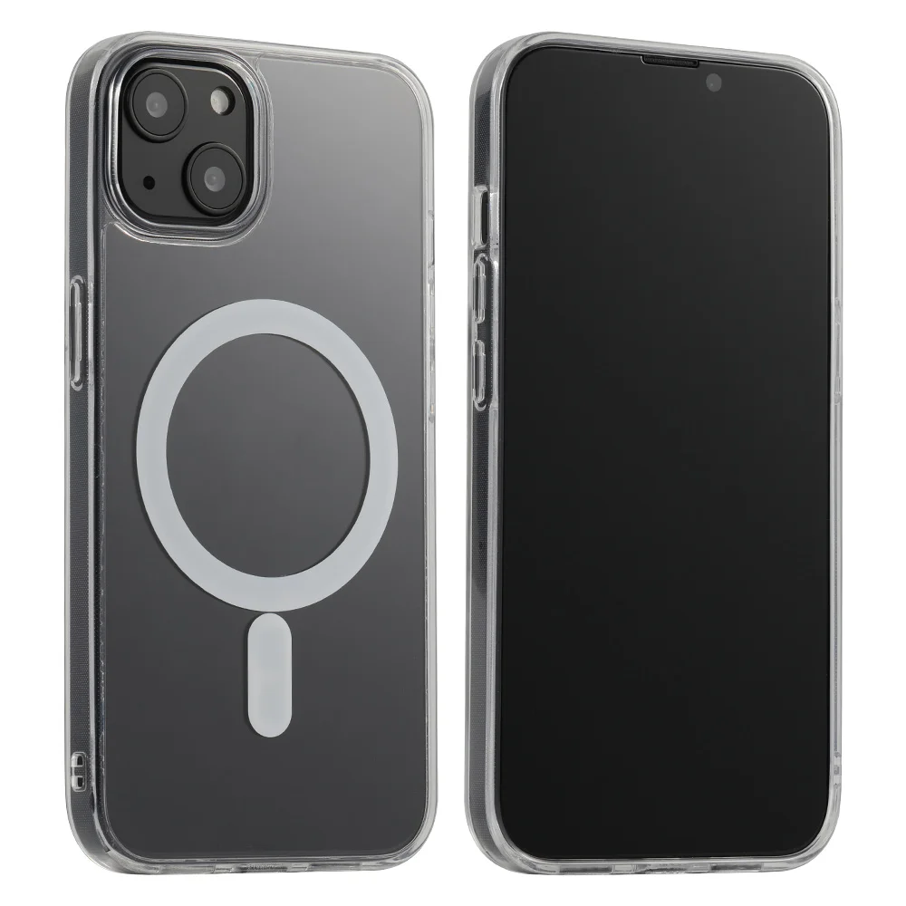 2021 New Magectic Wireless Chargers TPU Transparent Case for iPhone 13 12 11 X Case Protecting Mobile Phone Case