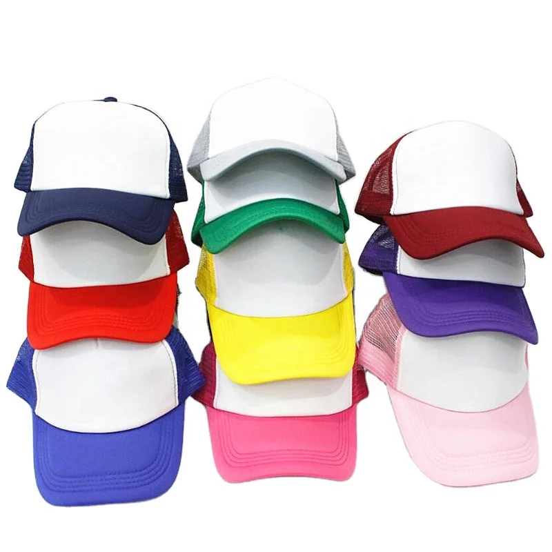 Wholesale Custom logo promotional gift 5 Panel OTTO Golf Foam mesh Gorras Gorros  cotton Baseball Trucker Hat