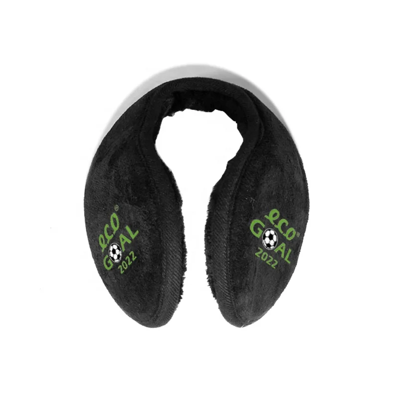 2022 world cup hot sale GRS Recycled Polyester earmuff RPET ear warmer soccer team member earmuff team fans gifts