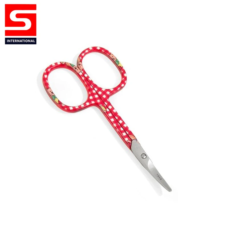  Ножницы для кутикулы из нержавеющей стали розового цвета многофункциональные ножницы маникюра и педикюра обрезки ногтей макияжа