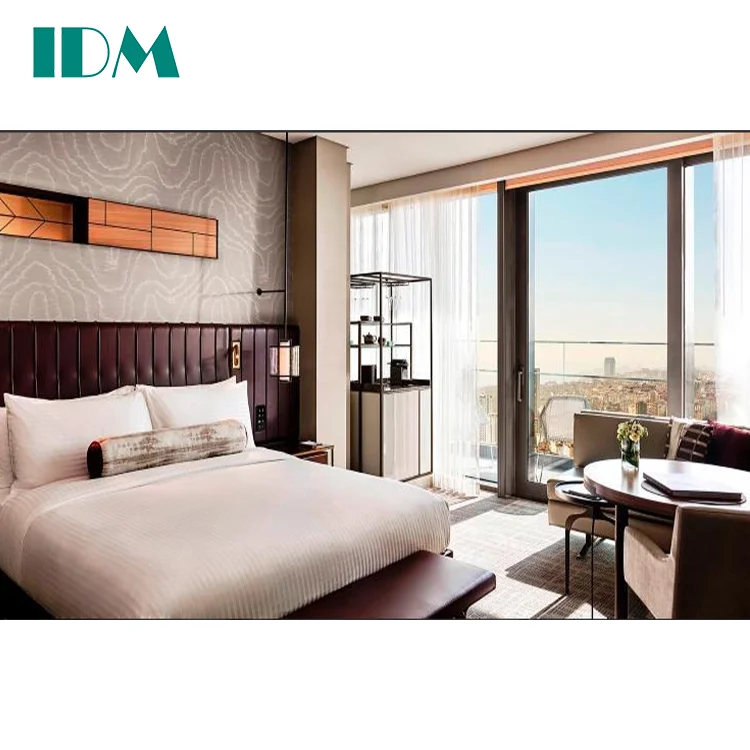 IDM-A39 Professional Design Custom Modern 5 Star Hotel Bed Room Furniture Bedroom Set