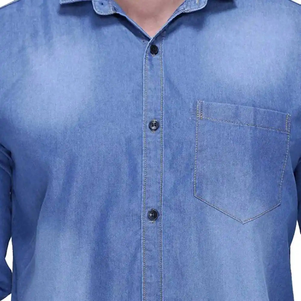 Best Selling Oversized Loose Fit Fashionable Casual Shirts For Men Denim Made New arrival Shirts