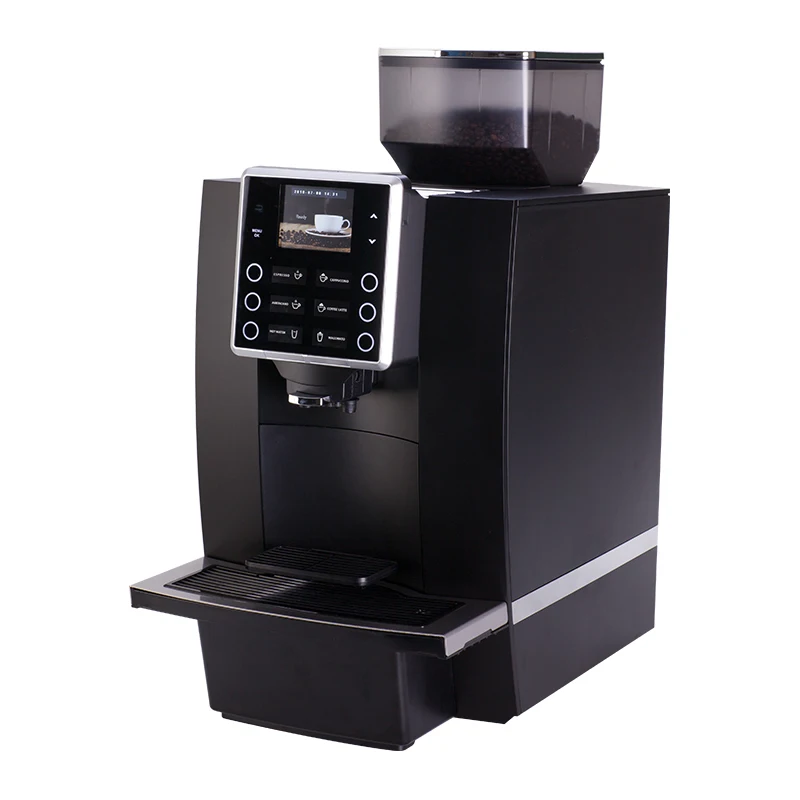 
3.5 TFT color touch screen fully automatic bean to cup coffee machine 