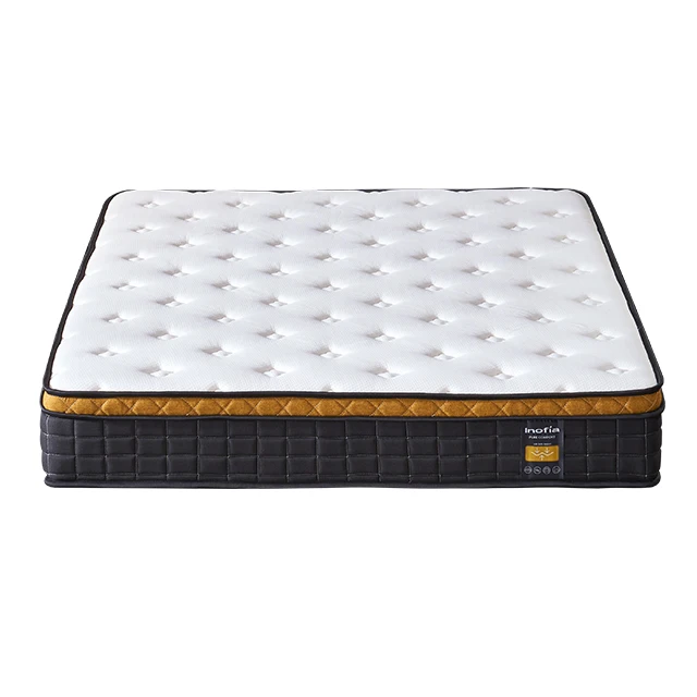 Inofia High quality comfort sleep foam independent pocket spring boxed mattress on sale