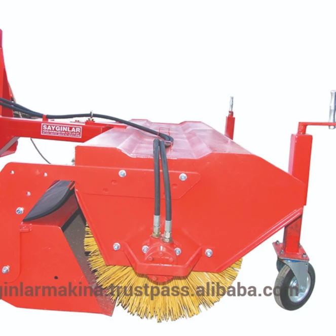 Road Sweeper Machines with Bucket and Side Brush