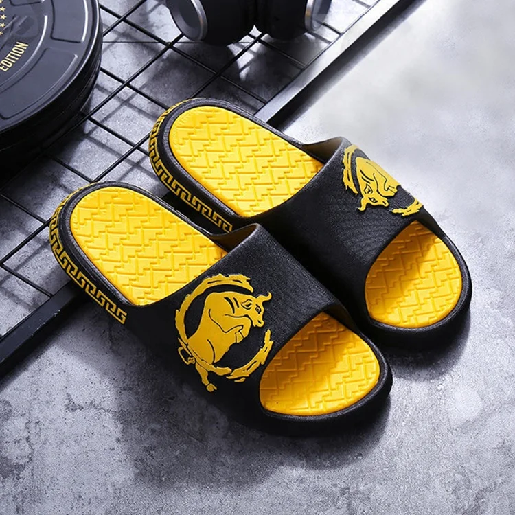 
Indoor Slippers Soft PVC Summer Shoes Woman Men Home Sandals Anti-slip Female Lovers Massage Bathroom Slipper 