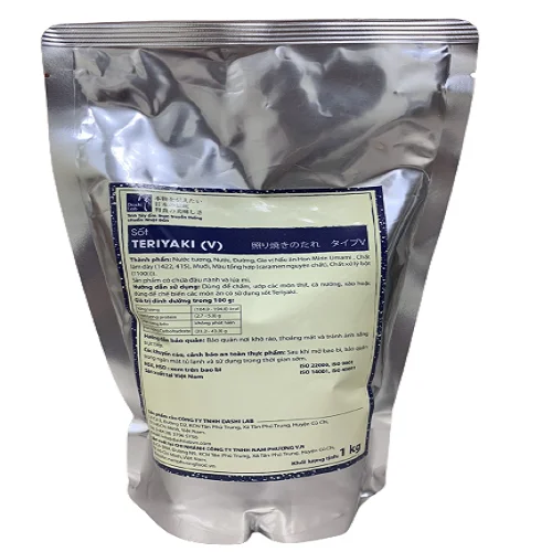 Authentic World Popular Soy Sauce 1kg Sachet Bag Japanese Teriyaki Sauce With Sweetness For Grill Dipping