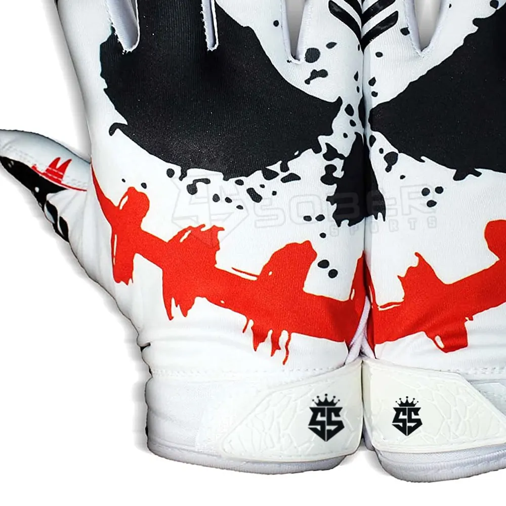 New Arrival Custom made American Football gloves Design Grip Football Gloves Outdoor American Football Gloves