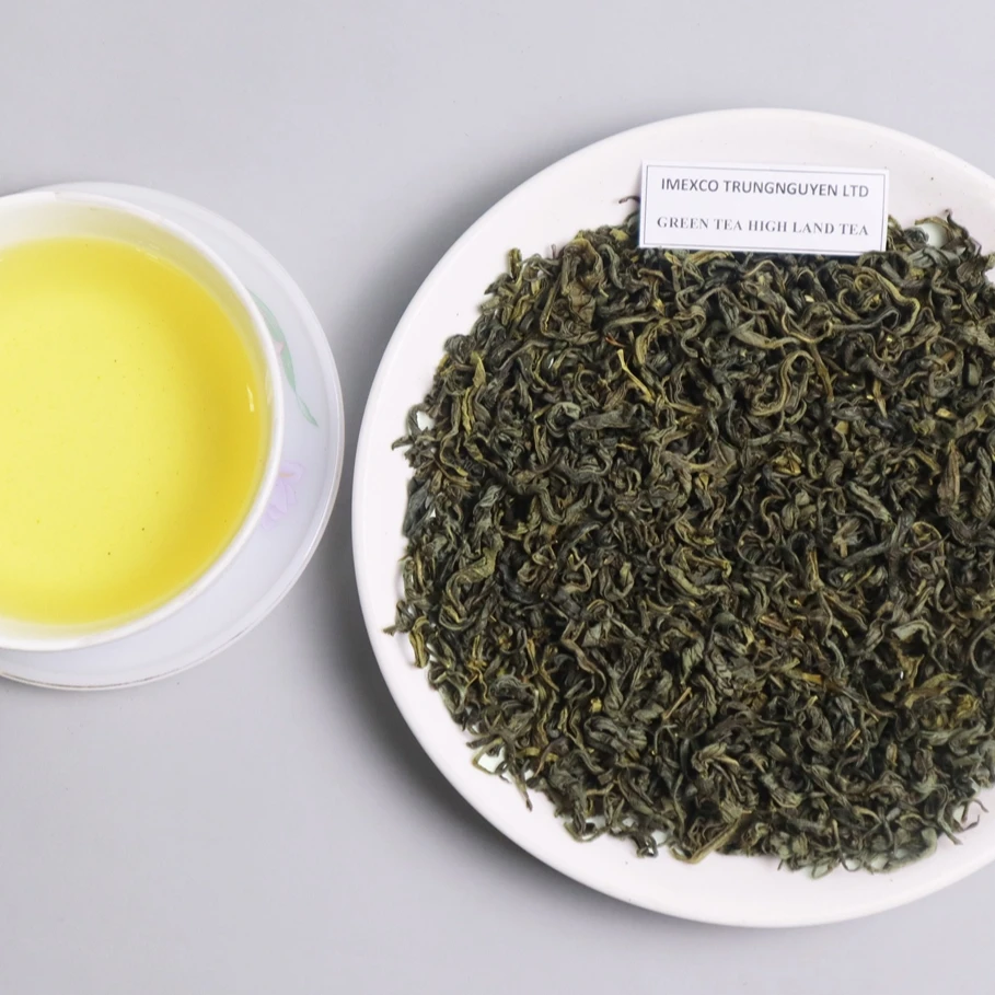 Professional Manufacture 100% Organic Vietnamese Highland Green Tea Thai Nguyen Tea Bags Tea Packaging