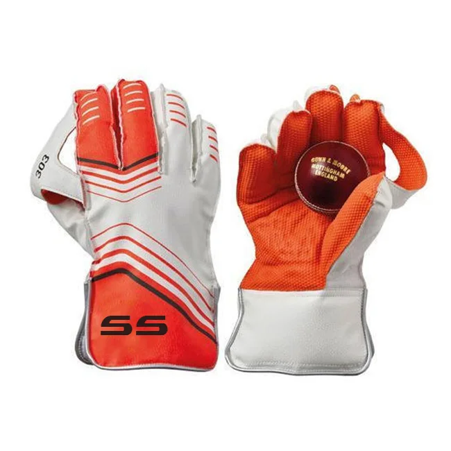 Custom design Cricket Wicket Keeping gloves comfortable high quality wicket gloves / Customize logo, size and color